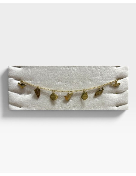 COLLAR ACERO 7 ISLAS BASICO