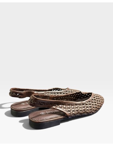 Zapato Plano Destalonado Trenzado - Comodidad y Estilo