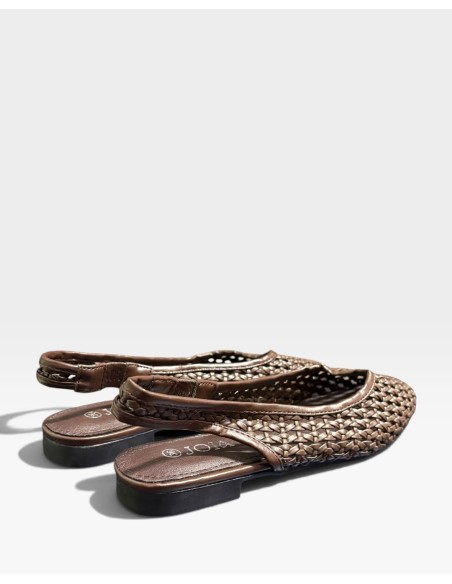 Zapato Plano Destalonado Trenzado - Comodidad y Estilo