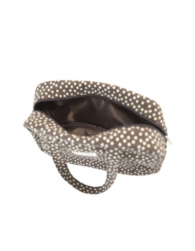 BOLSO CUADRADO FLORES ALGODON