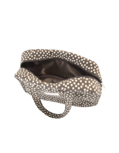 BOLSO CUADRADO FLORES ALGODON