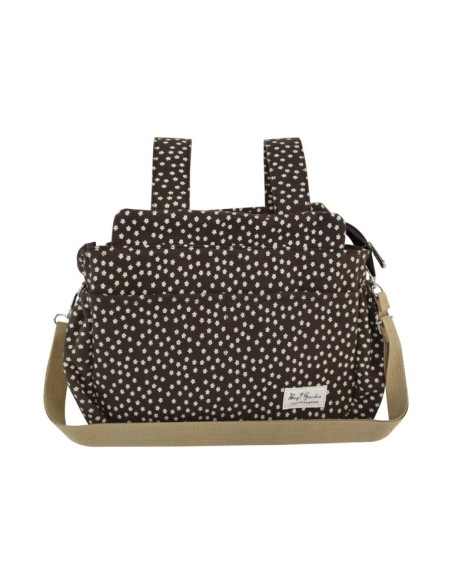 BOLSO ORGANIZADOR FLORES ALGODON
