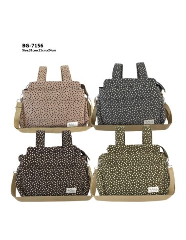 BOLSO ORGANIZADOR FLORES ALGODON