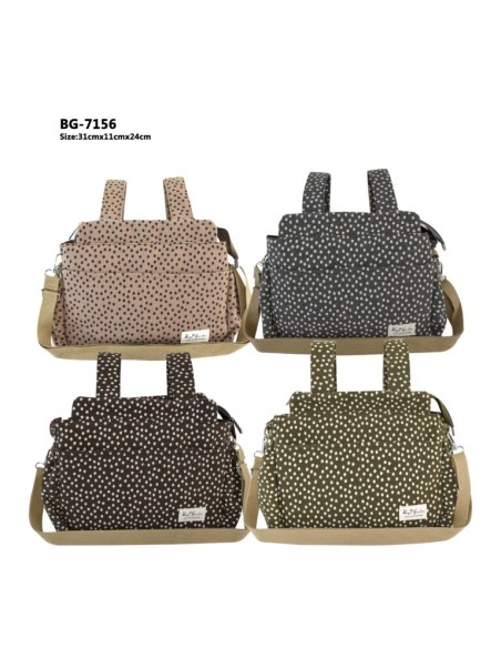 BOLSO ORGANIZADOR FLORES ALGODON