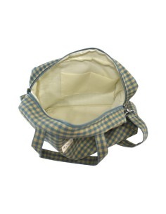 BOLSO DE VIAJE A CUADROS ALGODON 2
