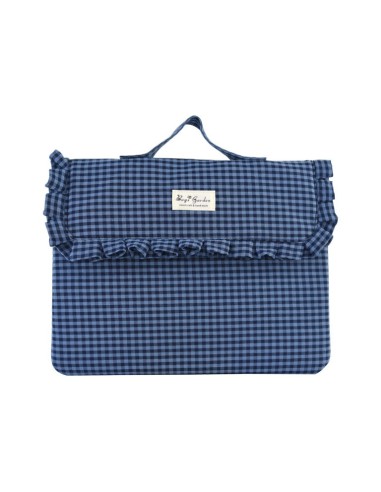 FUNDA PARA PORTATIL VICHY ALGODON