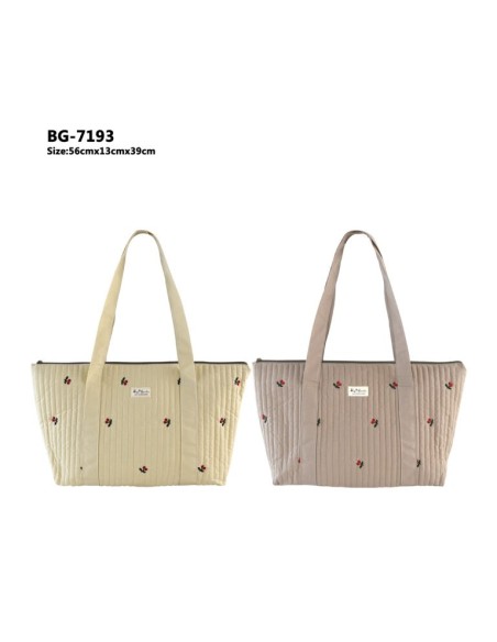 BOLSO TOTE CEREZAS ALGODON