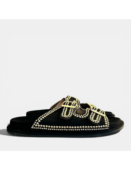 Sandalia 2hebillas Aeilia Tachuelas - Estilo y Comodidad