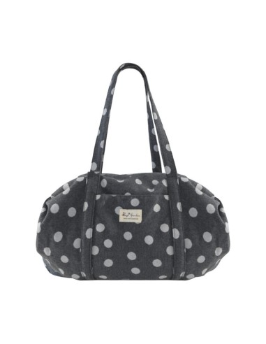 Bolso Tote de Viaje Algodón Lunares - Estilo y Funcionalidad