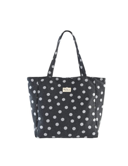 Bolso Tote de Algodón con Lunares - Colección Angel
