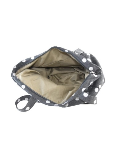 Bolso Tote de Algodón con Lunares - Colección Angel
