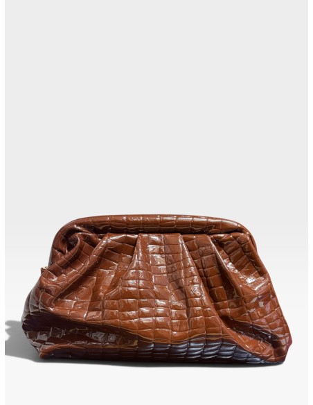 BOLSO POUCH COCODRILO PQ