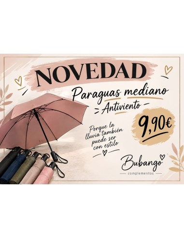 PARAGUAS MEDIANO ANTIVIENTO