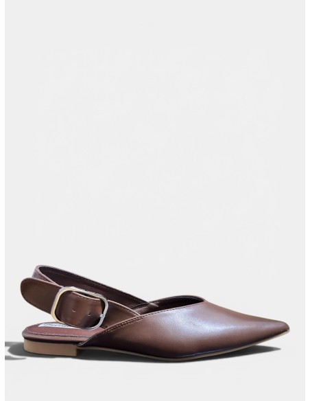 Zapato Plano Destalonado Vega Polipiel - Comodidad y Estilo