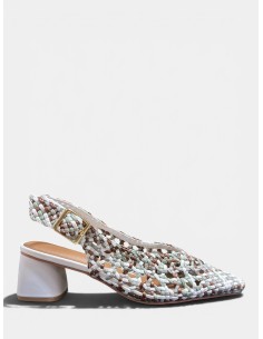 Tacón Trenzado Multicolor - Elegancia y Comodidad