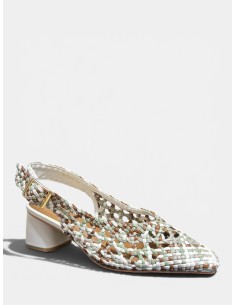 Tacón Trenzado Multicolor - Elegancia y Comodidad 2