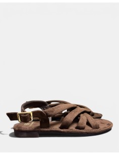 Sandalia Tiras Terciopelo - Elegancia y Comodidad