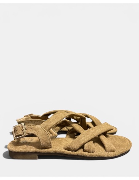 Sandalia Tiras Terciopelo - Elegancia y Comodidad