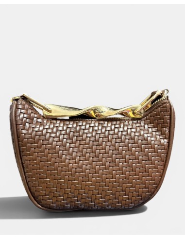 Bolso Media Luna Entrelazado - Elegancia y Estilo