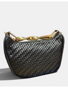 Bolso Media Luna Entrelazado - Elegancia y Estilo 2