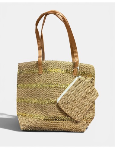 Bolso de Fibra Trenzada - Elegancia y Estilo