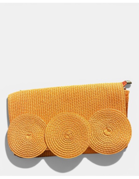 Bolso Rafia Tres Círculos - Elegancia y Estilo