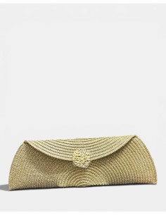 Bolso Sobre Fiesta Rafia Chapa - Elegancia y Estilo 2