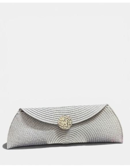 Bolso Sobre Fiesta Rafia Chapa - Elegancia y Estilo