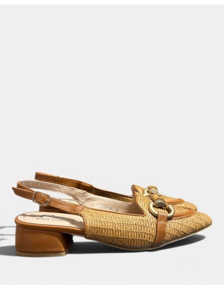 Zapato Destalonado Rafia - Estilo y Comodidad