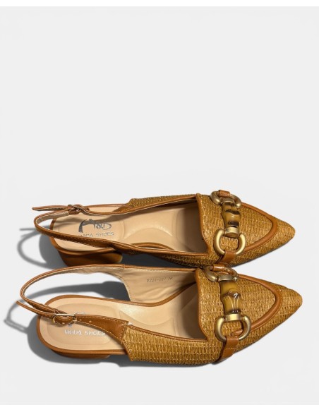 Zapato Destalonado Rafia - Estilo y Comodidad