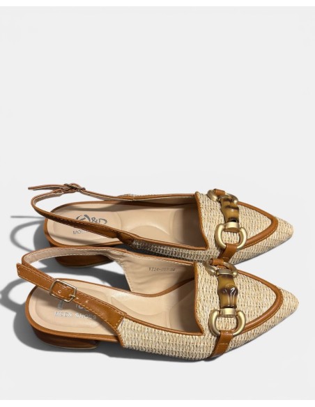Zapato Destalonado Rafia - Estilo y Comodidad