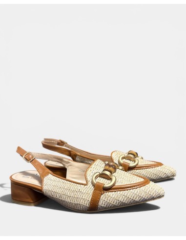 Zapato Destalonado Rafia - Estilo y Comodidad