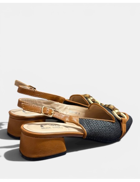 Zapato Destalonado Rafia - Estilo y Comodidad
