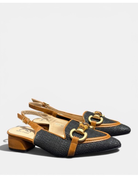 Zapato Destalonado Rafia - Estilo y Comodidad