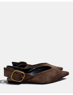 Zapato Plano Destalonado de Punta Fina - Comodidad y Estilo