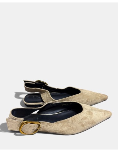 Zapato Plano Destalonado de Punta Fina - Comodidad y Estilo