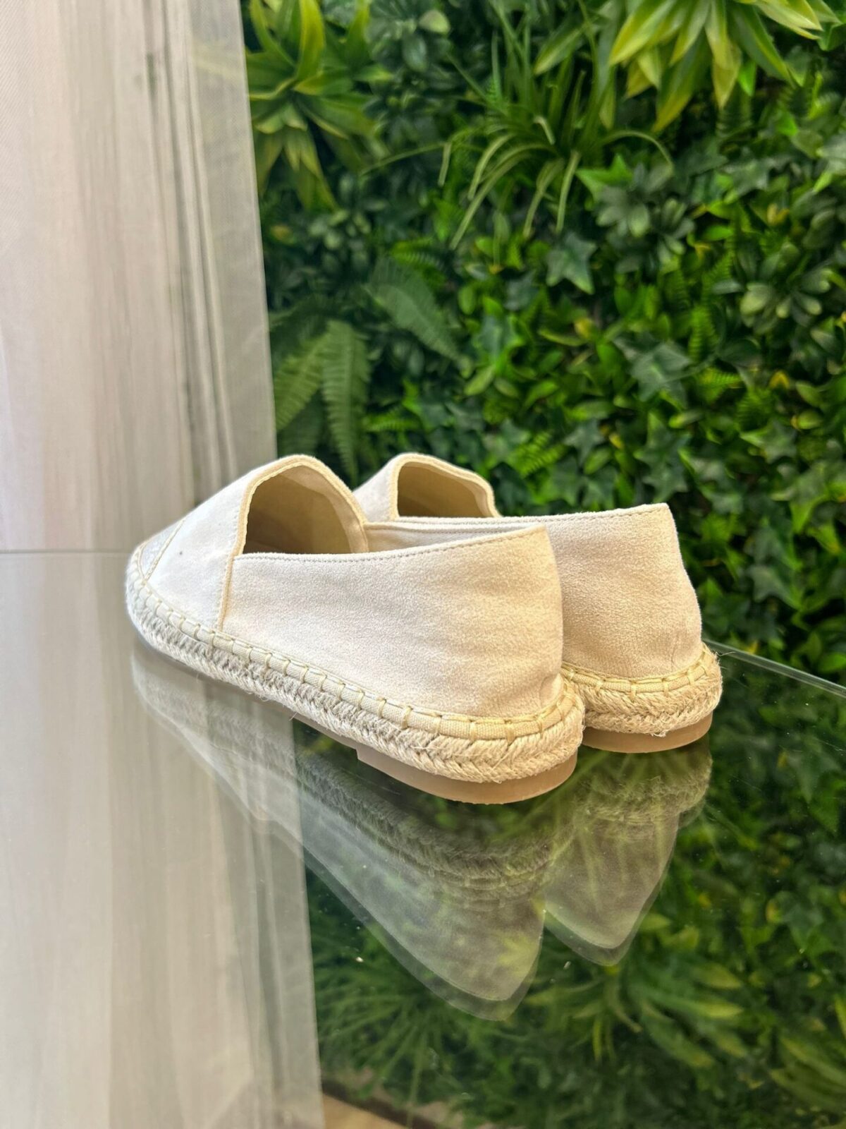 Alpargata punta oro/beige - Imagen 3