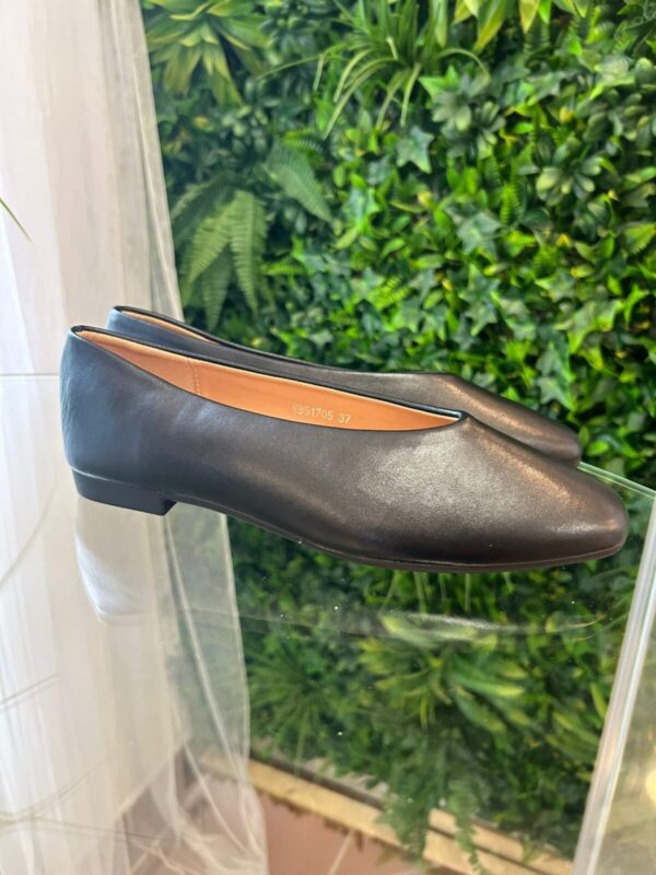 Zapato francesa clasico negro