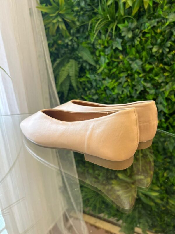 Zapato francesa clasico beige - Imagen 3