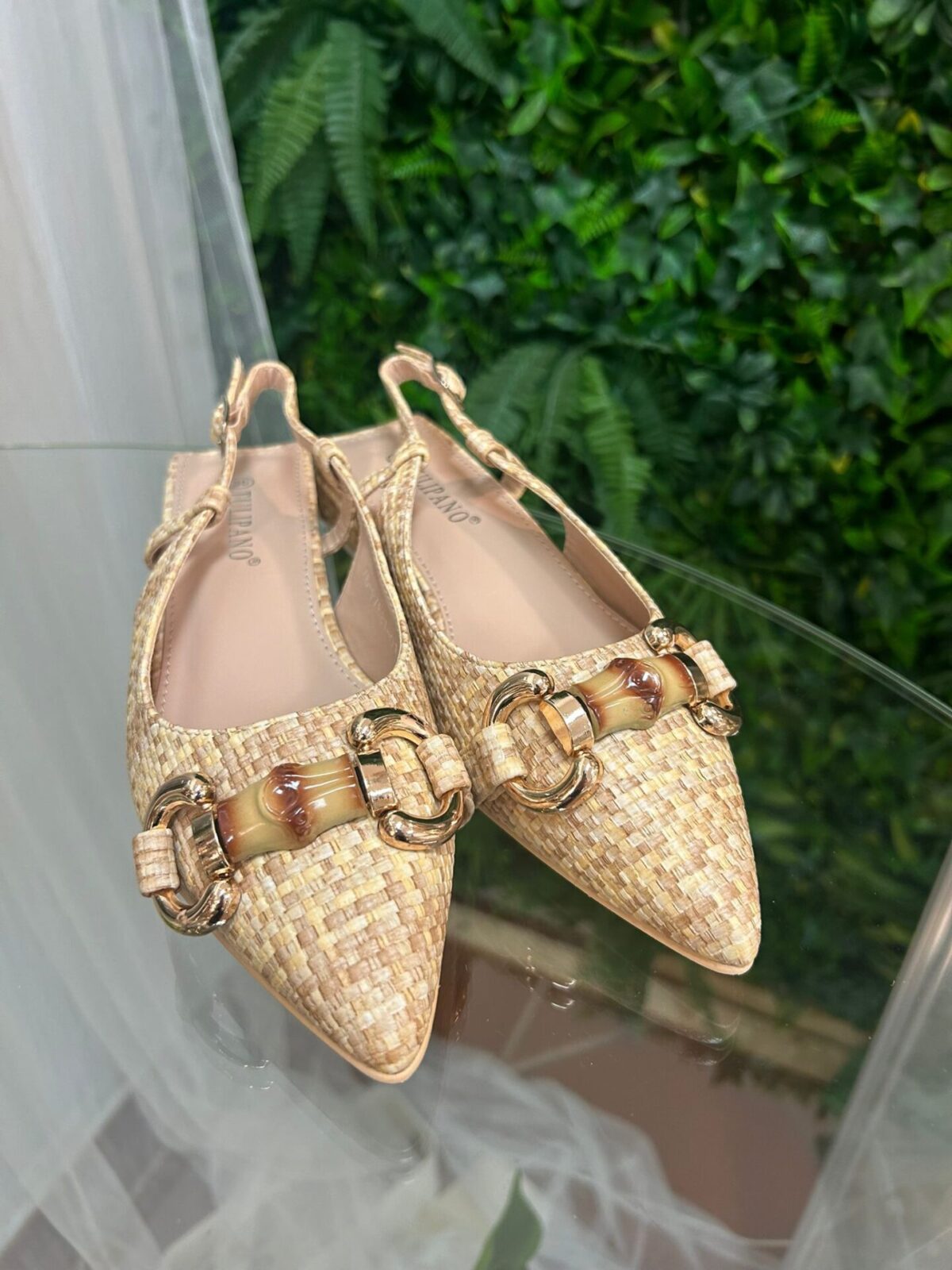 Zapato destalonado bambu beige - Imagen 4