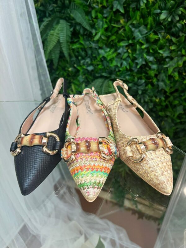 Zapato destalonado bambu beige - Imagen 5