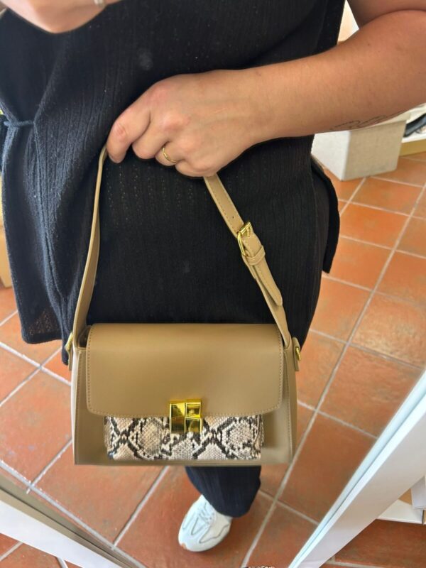 Bolso animal print serpiente - Imagen 3