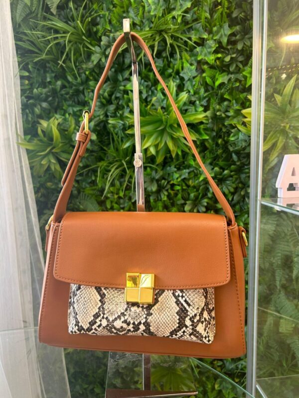 Bolso animal print serpiente - Imagen 4