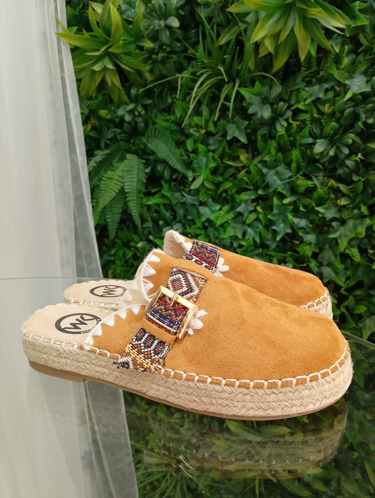 Zueco margarita camel - Imagen 4