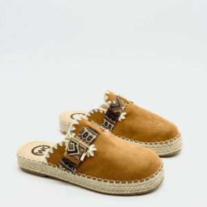 Zueco margarita camel