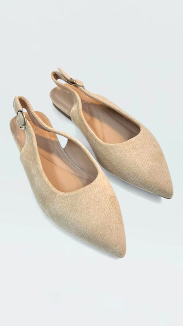 Zapato plano basic desta. beige