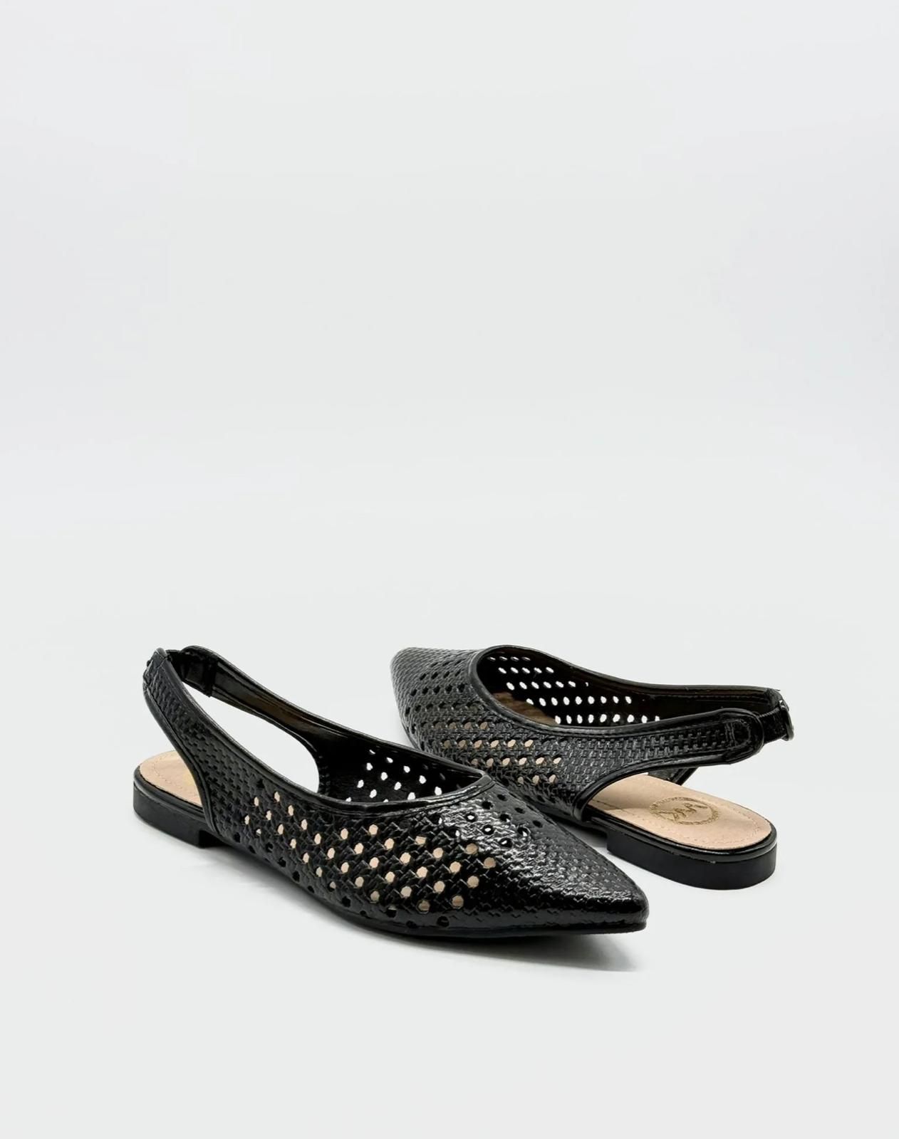 Zapato crochet Encanto negro