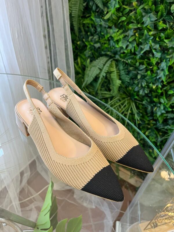 Zapato plano punta negra - Imagen 7
