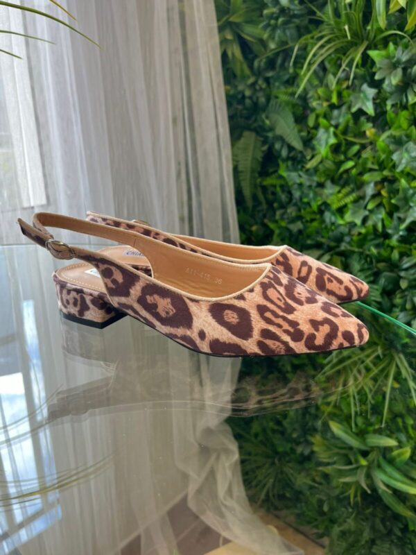 Zapato plano animal print leopardo