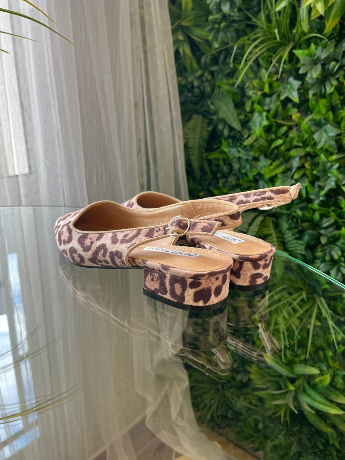 Zapato plano animal print leopardo - Imagen 3